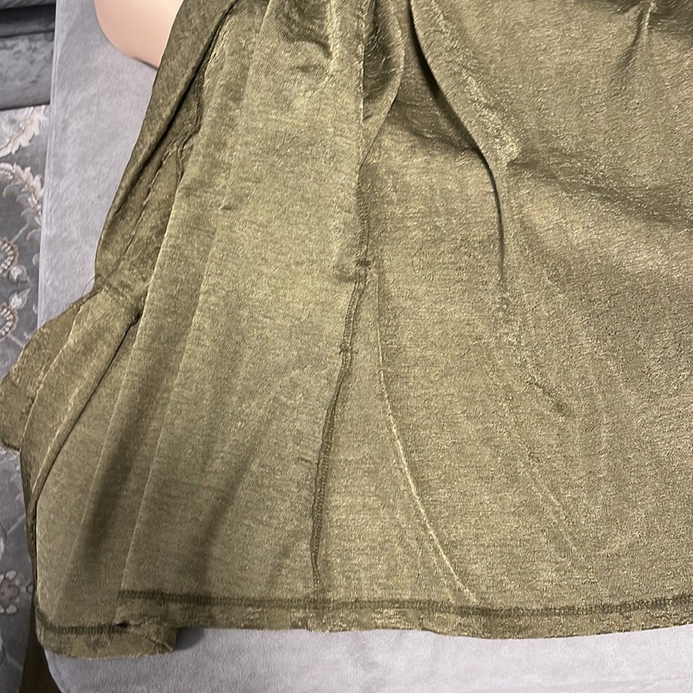 Zara printed wrap top blouse - Picture 11 of 12